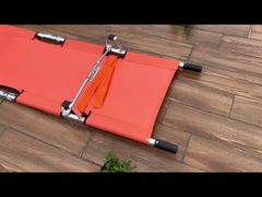 Brancard pliable en alliage d'aluminium de haute qualité