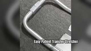 Civière de pelle en alliage d'aluminium en six pièces