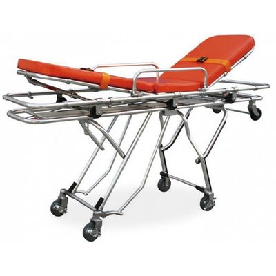 Civière de CHARGEMENT automatique de chaise de secours de l'alliage d'aluminium ICU de mobile du matériel médical MDK-L06 pour la VOITURE d'ambulance
