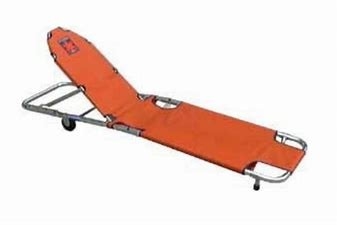 Un bon prix. civière submersible pli de haute qualité d'alliage d'aluminium de 220kg 200CM de double avec deux roues en ligne