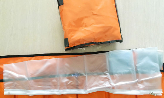 Attelle en plastique gonflable de kits d'attelle d'air de premiers secours avec bras de coude de poignet de main le demi