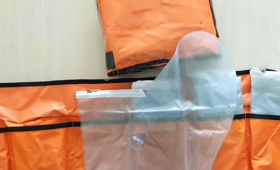 Attelle en plastique gonflable de kits d'attelle d'air de premiers secours avec bras de coude de poignet de main le demi