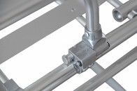 Structure en alliage d'aluminium de brancard d'ambulance pliable en baratrique