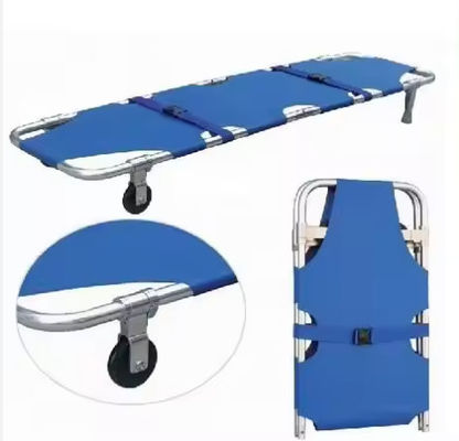 Équipement d'urgence porte-ambulance pliable alliage d'aluminium pour le transfert de patients