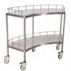 Chariot d'appareil en forme de ventilateur pour hôpital Chariot de chariot médical pour hôpital 1400MM 45CM
