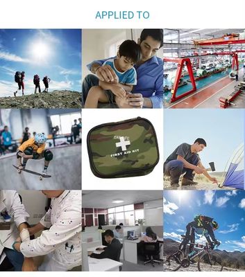 Camouflage Kit de premiers soins de grande capacité Kit de survie en milieu sauvage Kit de sauvetage en plein air Kit médical paramédical