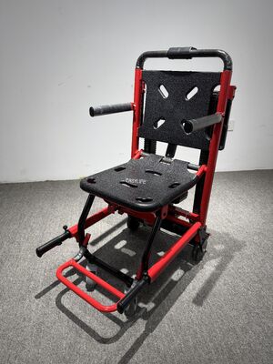 Chaise-brancard électrique chenillée pour sauvetage d'urgence dans les escaliers et les couloirs