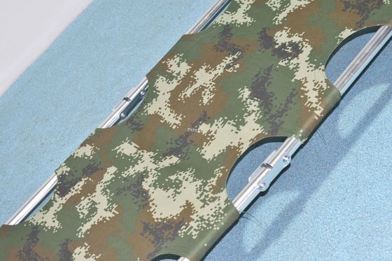46 x 48 X14cm pliant l'alliage d'aluminium vert militaire 7kg de civière médicale