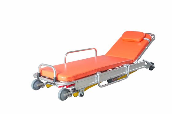 Hôpital Médical Trolley patient réglable alliage d'aluminium sauvetage d'urgence pliable transfert de patient Ambulance de transport
