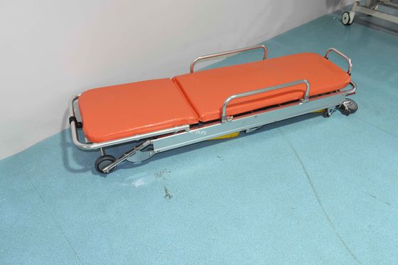 L'allumage d'aluminium porte-ambulance pliable pour le transfert du patient hauteur et dos aide réglable sauvetage