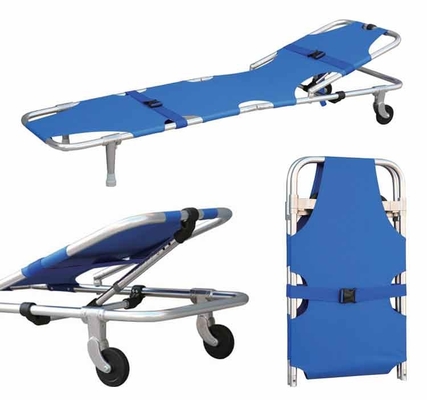 Civière fois de chambre de secours à roues par délivrance de 185CM ambulance d'hôpital de 60 degrés