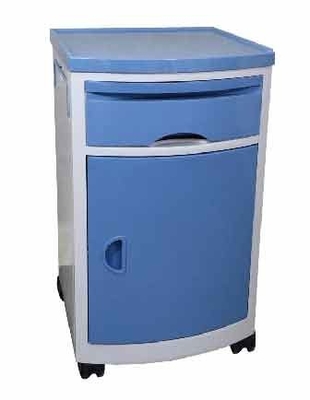 Cabinet médical de chevet d'ABS de meubles d'hôpital de 45CM 17.7in avec le tiroir au stockage pour la salle