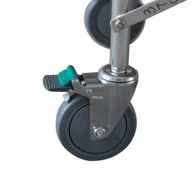 ODM patient de chariot d'alliage d'aluminium de H500mm d'ambulance à civière durable de lit