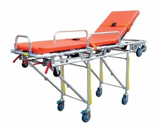 chargement automatique arrière réglable de taille pliante de civière de l'ambulance 40kg