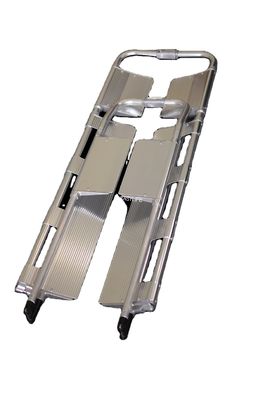 puissance manuelle de chariot à civière de scoop de pliage d'hôpital de 60mm 180 degrés réglables