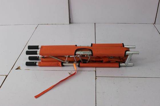 Brancard pliant d'ambulance portative de matériel médical de 208CM double 4.7KG