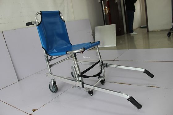 civière s'élevante de fauteuil roulant d'escalier manuel d'étapes à roues par 20in sans accoudoirs