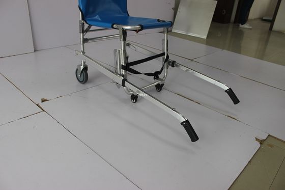 civière s'élevante de fauteuil roulant d'escalier manuel d'étapes à roues par 20in sans accoudoirs