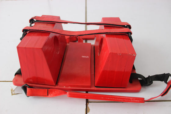 Panneau d'épine de mousse de civière de délivrance de secours de 560MM avec l'immobilisateur principal