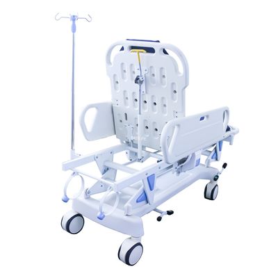 Chariot patient se pliant médical 560MM à civière d'hôpital de lit de secours de transfert d'ambulance réglable 30CM