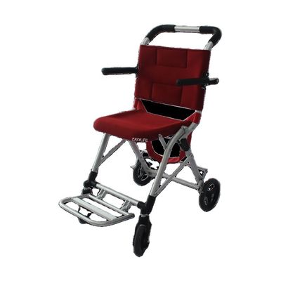 Chaise roulante manuelle ultra-légère portable pliable pour personnes âgées pour les déplacements avec des scooters poussés à la main