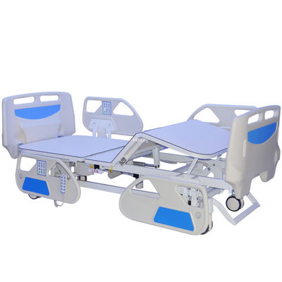 2150MM 250KGS Cinq fonctions Lit d'hôpital électrique pour les patients Utilisation de la salle de soins intensifs