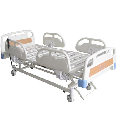 Plein lit d'hôpital électrique de 215MM avec le matelas de la meilleure qualité de mousse et pleins rails