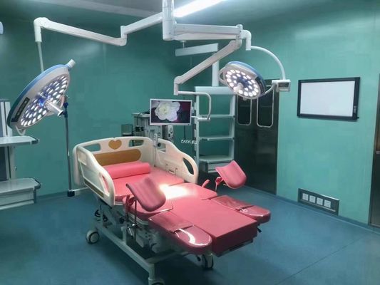 Lit obstétrique 2000 x 600 x 650mm solides solubles 304 d'examen gynécologique électrique pour la femme
