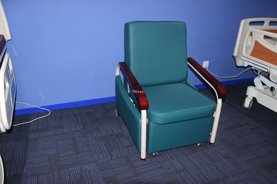 Lits et chaises se pliants de convertible de l'hôpital DG-F03 au sommeil de repos, de visite et d'attente accompagnant la chaise 11900MM
