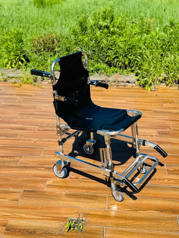 Échafaudage pliable en alliage d'aluminium épaissi avec tissu en PVC 4 roues et 6 poignées