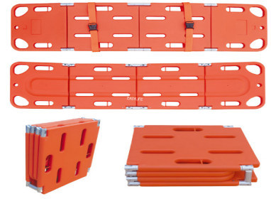 1.91M Foldable Spine Board, civière en plastique de délivrance du feu, panneau de natation d'épine de pliage de civière de délivrance
