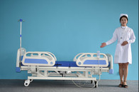 Un bon prix. Meubles de lit électriques pour hôpitaux médicaux à trois fonctions avec rails latéraux en ligne