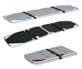 Un bon prix. Porte-bagages en alliage d'aluminium pliable pour les situations d'urgence en extérieur avec ceinture de sécurité en ligne