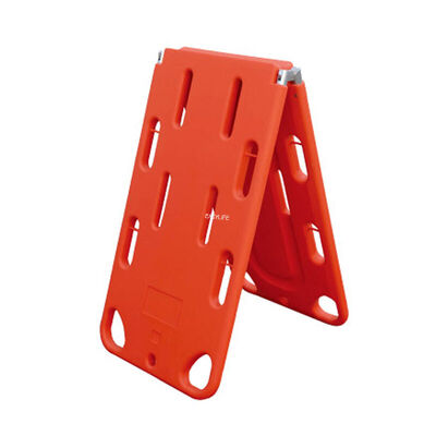 Plaque de colonne vertébrale de brancard d'urgence pliable en plastique à haute densité avec pénétration par rayons X et CT