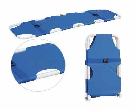 Un bon prix. Deux bleus civière médicale se pliante automatique pour l'ambulance 6,5 kilogramme 185CM en ligne