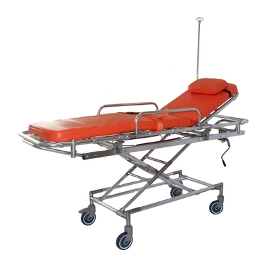 Un bon prix. Civière compatible chirurgicale d'ambulance de transfert du chariot non magnétique IRM au secours 35nch médical de 1900MM en ligne